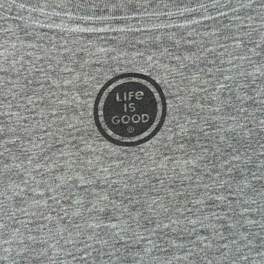 Life is Good Santa Wish You Were Beer Crusher Long Sleeve Tee